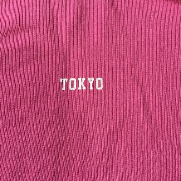 Pink Tokyo Crop‎ Sweatshirt - Picture 1 of 4